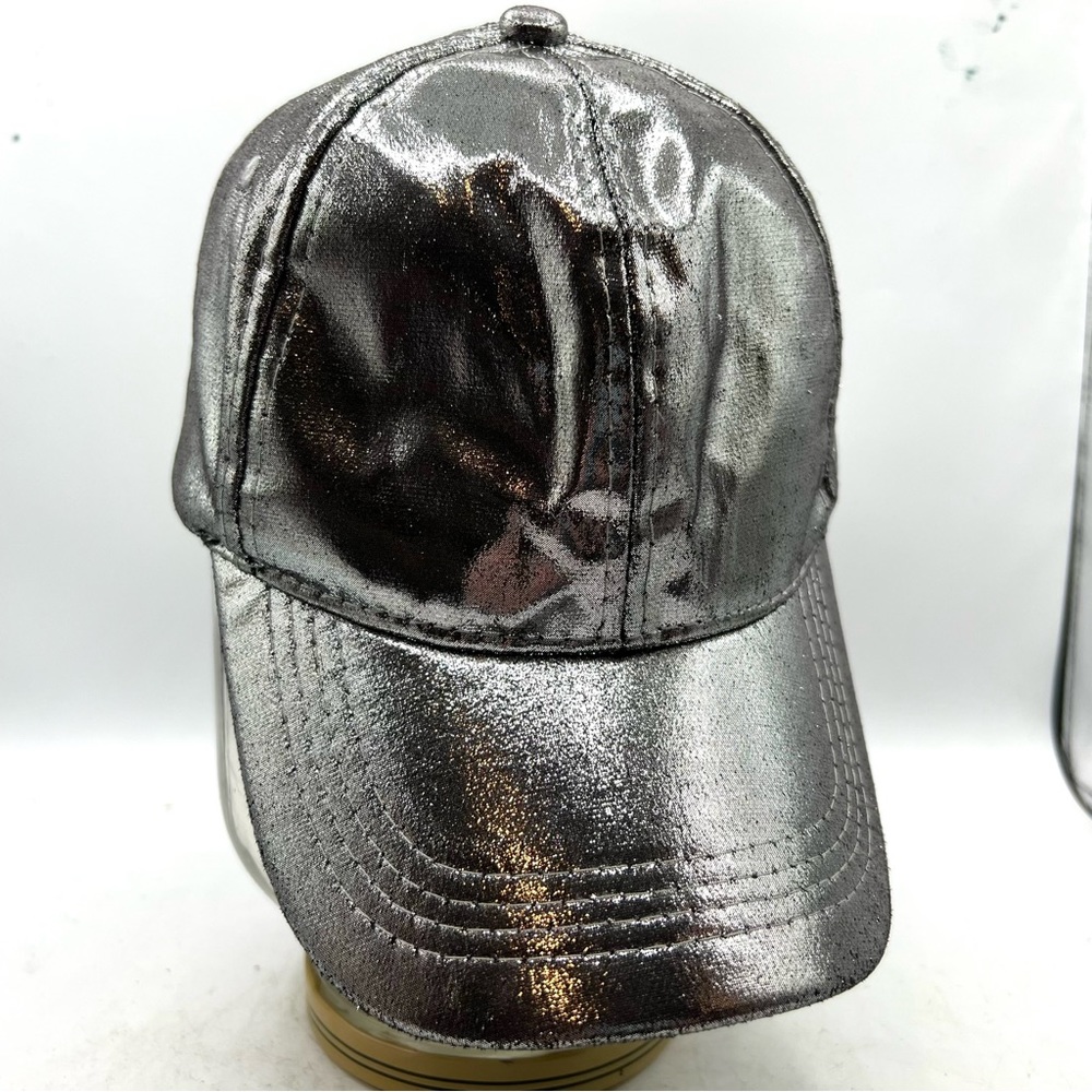 MY ONLY. Baseball cap.  Adjustable   Silver Polyurethane